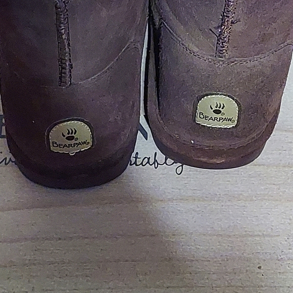 Bearpaw suede  boots with neverwet size 9w - Picture 3 of 5